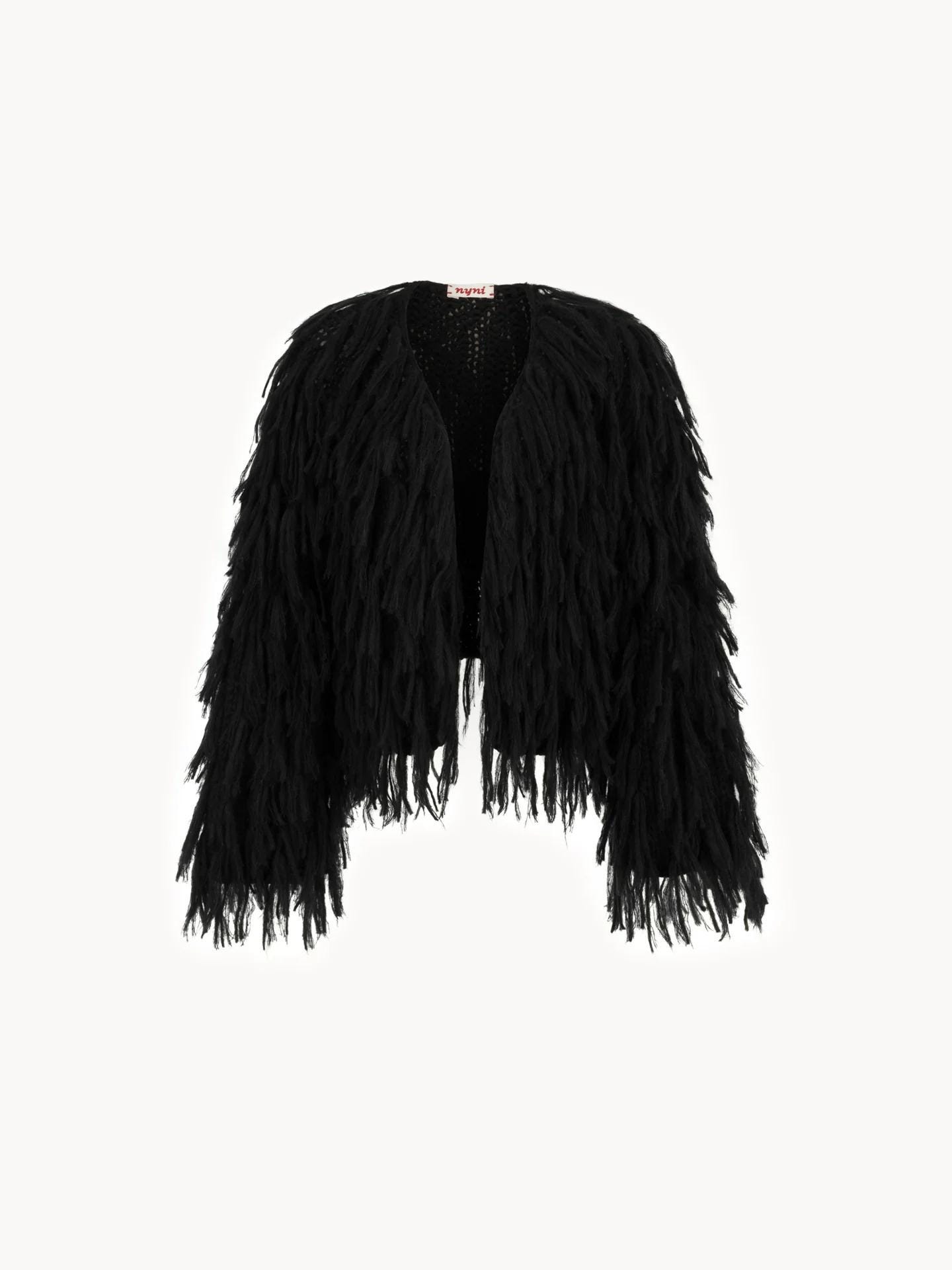 Handmade Pink Alpaca Merino Cardigan: Cropped Wool Knit Jacket