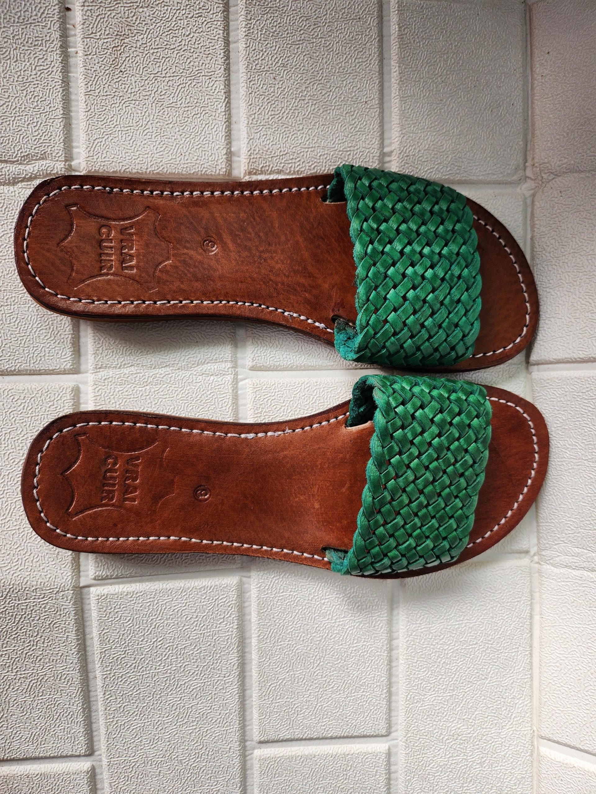 Handmade Moroccan Braided Leather Sandals For Women – Summer Shoes | Sandalen Dames | Sandalen Damen Leder | Sandali Cuoio