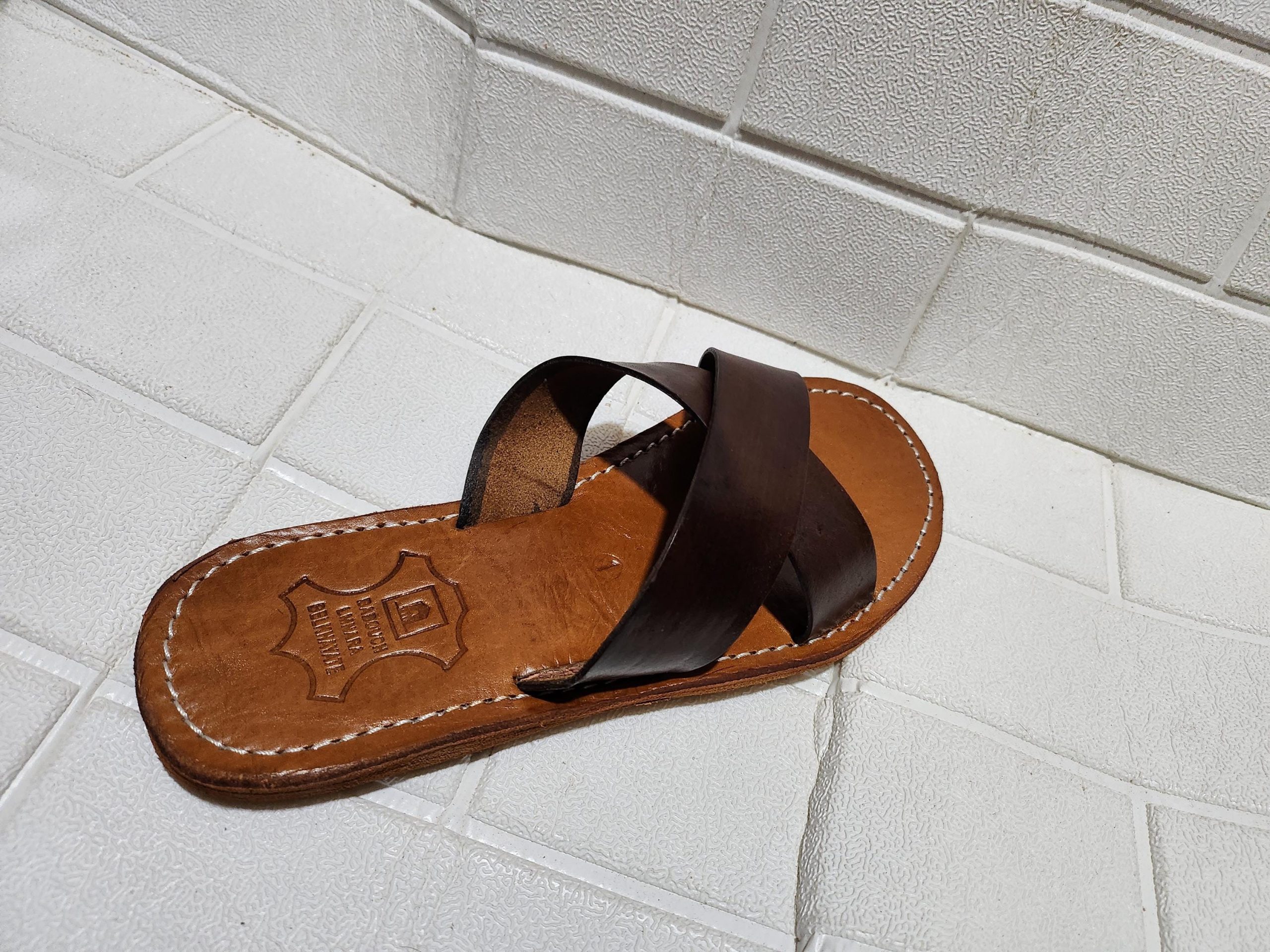 Criss Cross Moroccan Sandals For Women – Handmade Leather Flats, Minimalist Summer Shoes, Open Toe Artisanal Footwear, Boho Moroccan Flats