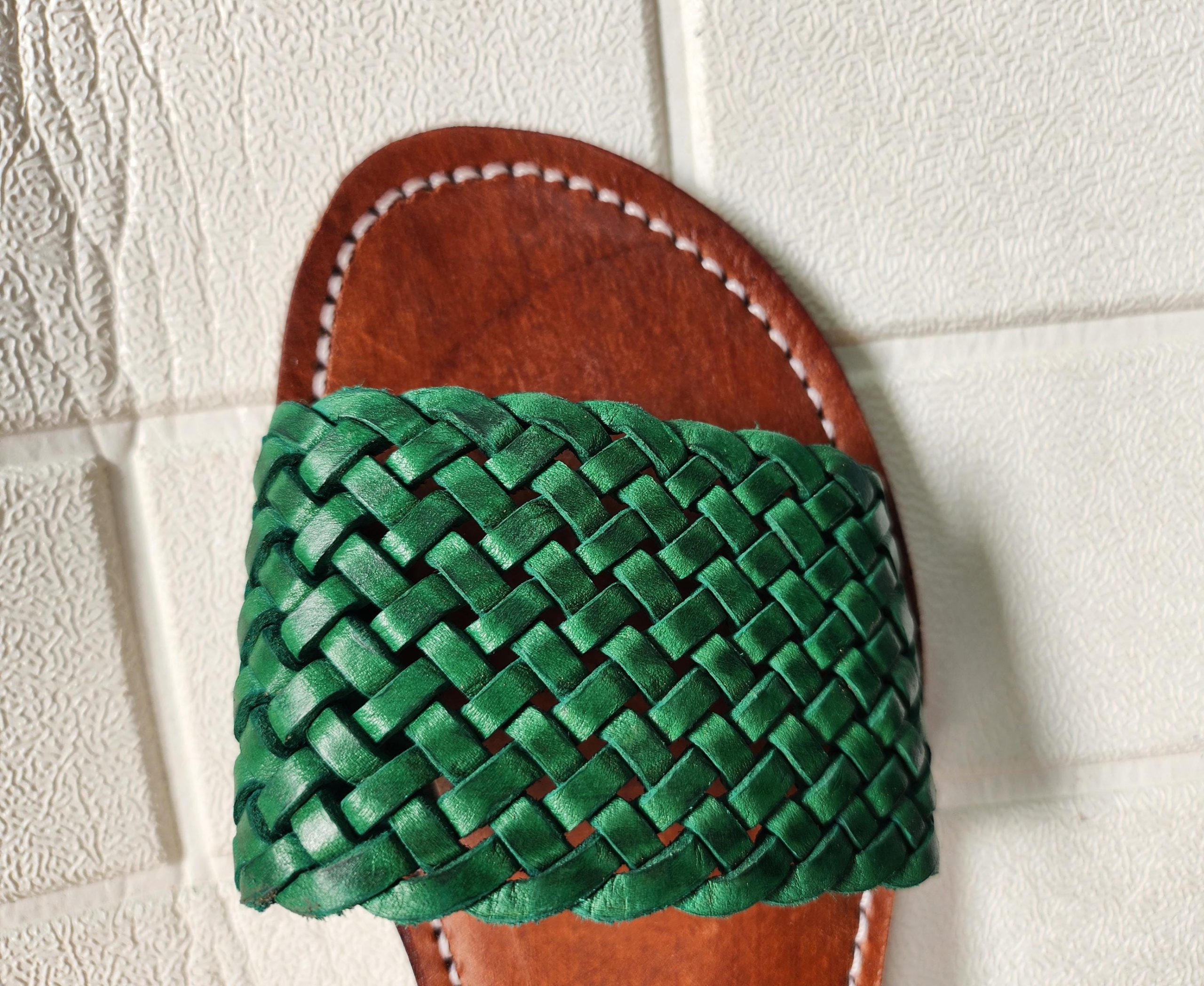 Handmade Moroccan Braided Leather Sandals For Women – Summer Shoes | Sandalen Dames | Sandalen Damen Leder | Sandali Cuoio