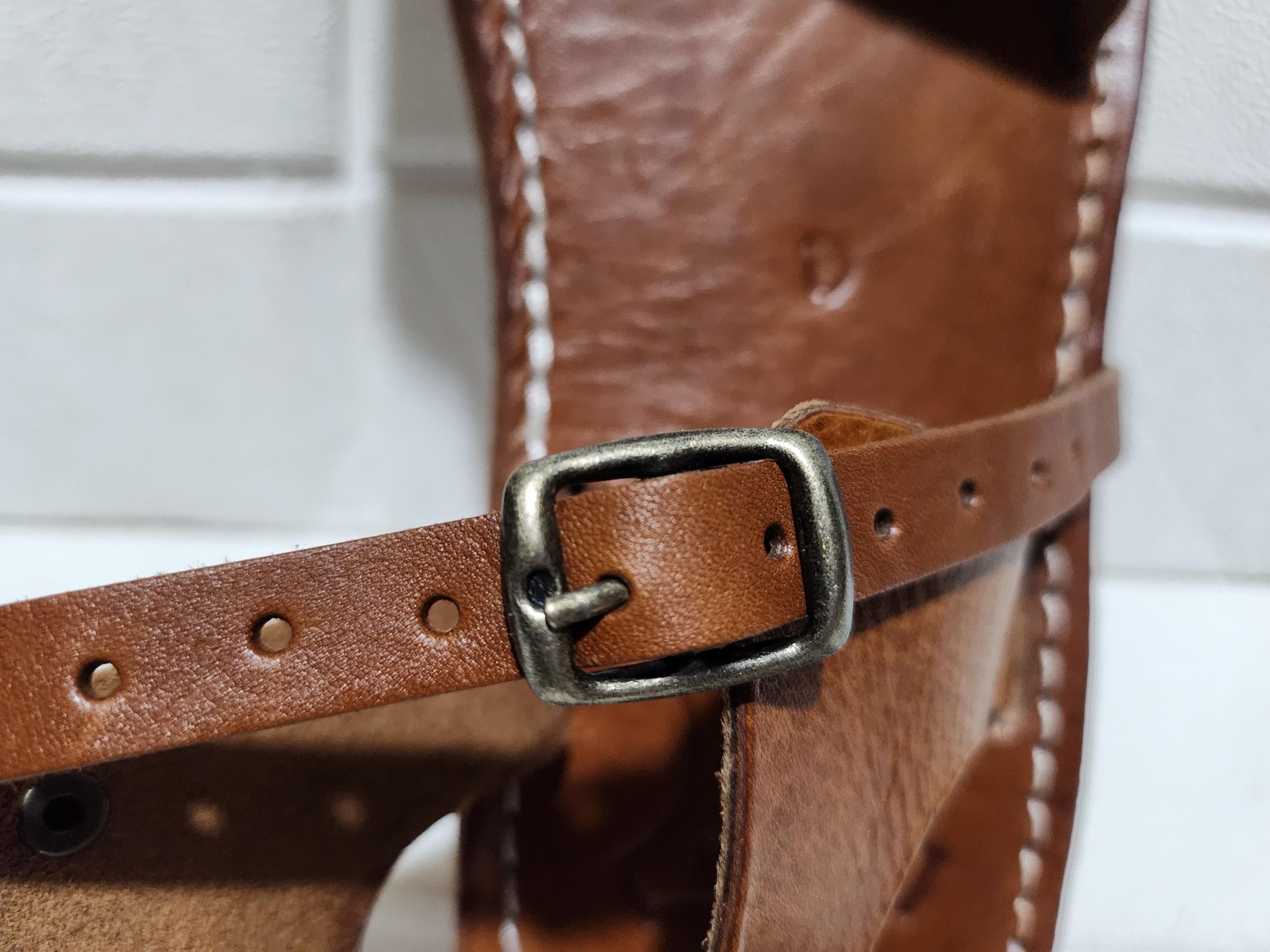 Moroccan Sandals For Women – Handmade Leather Flats With Buckle Strap, Boho Minimalist Summer Footwear, Traditional Artisanal Moroccan Shoes